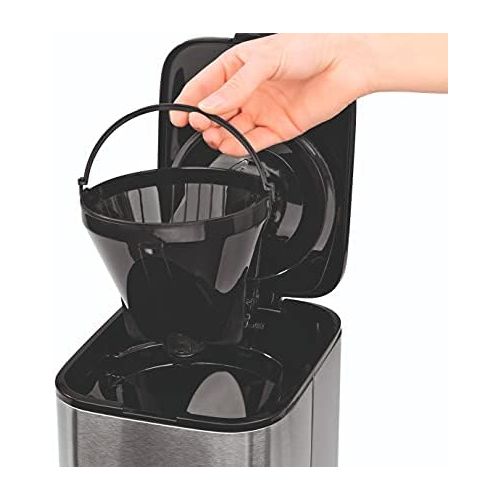  BEEM Fresh Aroma TOUCH Filter Machine Glass | Coffee Machine | with 1.25 L Glass Jug | Stainless Steel | Permanent Filter | Timer | Aroma Fresh | 900 Watt