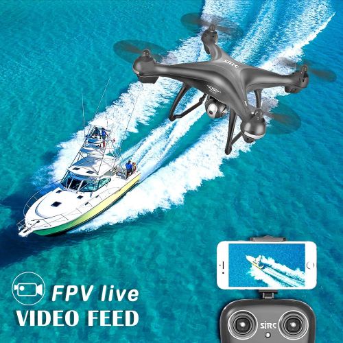  BEEYEO GPS FPV RC Drone with 1080P HD Camera Live Video and GPS Return Home Quadcopter, Follow Me Mode, Altitude Hold, Intelligent Battery Long Control Range