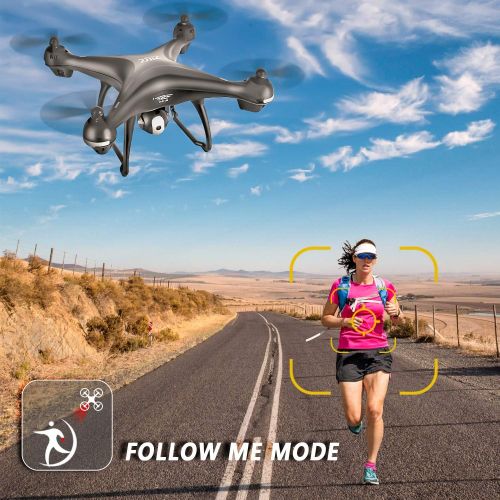  BEEYEO GPS FPV RC Drone with 1080P HD Camera Live Video and GPS Return Home Quadcopter, Follow Me Mode, Altitude Hold, Intelligent Battery Long Control Range