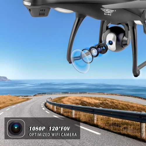  BEEYEO GPS FPV RC Drone with 1080P HD Camera Live Video and GPS Return Home Quadcopter, Follow Me Mode, Altitude Hold, Intelligent Battery Long Control Range