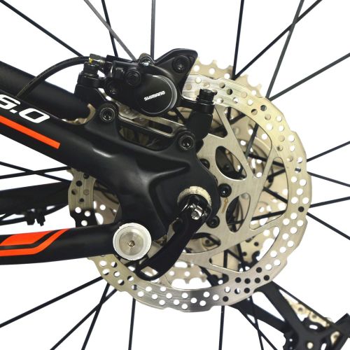  BEIOU Carbon Dual Suspension Mountain Bicycles All Terrain 26 / 27.5 Inch MTB 650B Bike Shimano DEORE 10 Speed/SLX M7000 11 Speed 12.7kg T700 Frame Matte 3K CB22