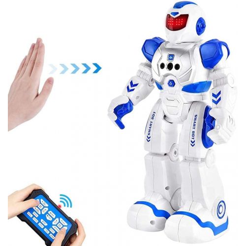  [아마존베스트]BEIWO Smart RC Robots for Kids, Intelligent Programmable Robot Toy, Remote Control Robot for Boy Toys, Dancing, Singing, Talking, Gesture Sensing Robotic Toys Boys Girls Kids Birth