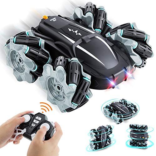  BEIWO Remote Control Car, RC Cars Race Sunt Car, 2.4G, 4WD, 360° Rotation, [Sideways Drift ] Double Sided Rotating Vehicles, High Speed Off Road for Boys Kids RC Car Toys