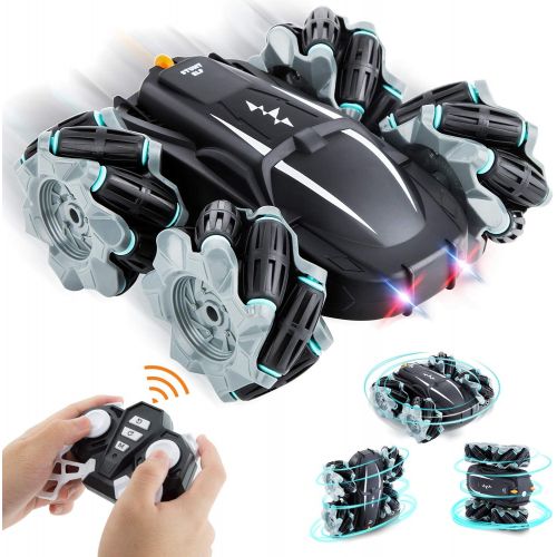  BEIWO Remote Control Car, RC Cars Race Sunt Car, 2.4G, 4WD, 360° Rotation, [Sideways Drift ] Double Sided Rotating Vehicles, High Speed Off Road for Boys Kids RC Car Toys