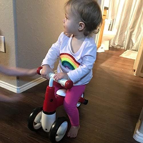  BEKILOLE Baby Balance Bikes Bicycle Children Walker | 12-24-36 Months No Foot Pedal Infant Three Wheels Tricycle First Bike