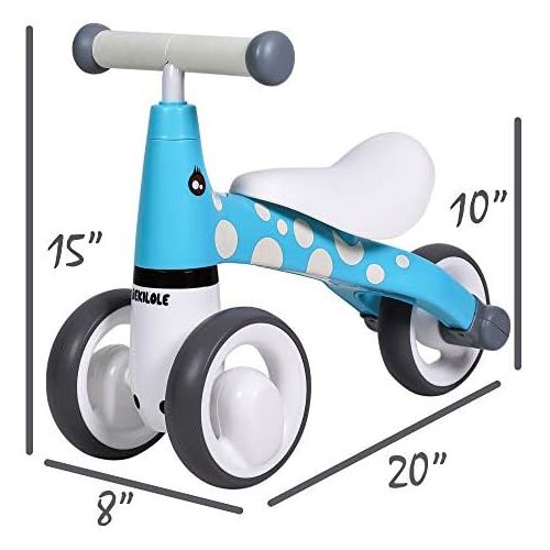  [아마존베스트]BEKILOLE Baby Balance Bike- Baby Bicycle for 10-24 Months, Perfect as First Bike| First Birthday Gift, Ideal Ride on Toys for 1 Year Old