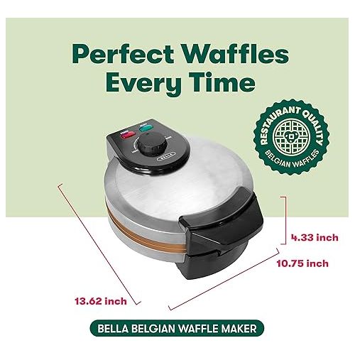  BELLA Classic Belgian Waffle Maker, 7