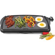 BELLA Electric Griddle & Flat Grill with Nonstick Large Cooking Surface and Removable Probe for Eggs, Tortillas, Pancake and more, 10.5