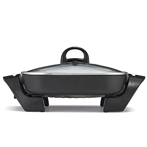  [아마존베스트]BELLA 12 x 12 inch Electric Skillet with Non-Stick Coating BPA Free