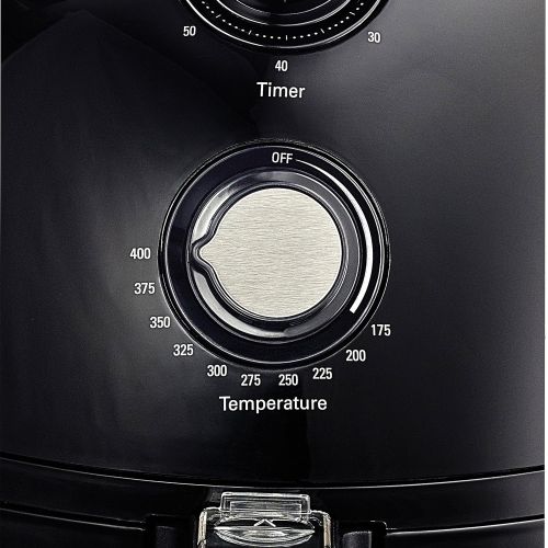  BELLA (14538) 2.5 Liter Electric Hot Air Fryer with Removable Dishwasher Safe Basket, Black
