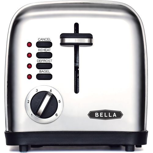 BELLA 2- Slice Toaster Toast Just How You Like It
