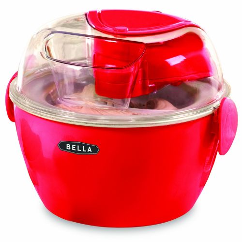  BELLA 13716 Ice Cream Maker, 1-Liter, Red