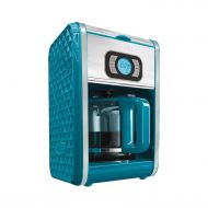 BELLA Bella Diamond Collection 12 Cup Programmable Coffeemaker Turquoise