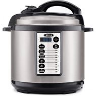 BELLA (14467) 10-In-1 Multi-Use Programmable 6 Quart Pressure Cooker, Slow Cooker, Rice Cooker, Steamer, Saute Warmer with Searing & Browning Feature, 1000 Watts