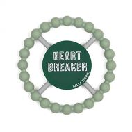 Bella Tunno Teether, Heart Breaker, Green