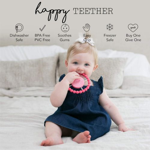  Bella Tunno Teether, Heart Breaker, Green