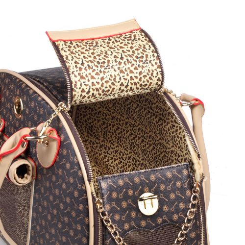  BELLAMORE GIFT Collapsible Dog Carrier Pet Bag Chihuahua Puppy Shitzu Cat Airline Travel Bag Gift