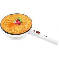 [아마존베스트]BEM SMAK Crepe Maker: Bliniza | Includes Accessories | Non-Stick Coating | Electronic | 800 Watt | 20 Diameter | Includes Dough Bowl, Spatula and Whisk | Crepe Maker