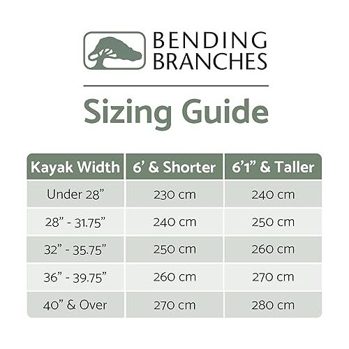  BENDING BRANCHES Angler Navigator Snap-Button Kayak Fishing Paddle