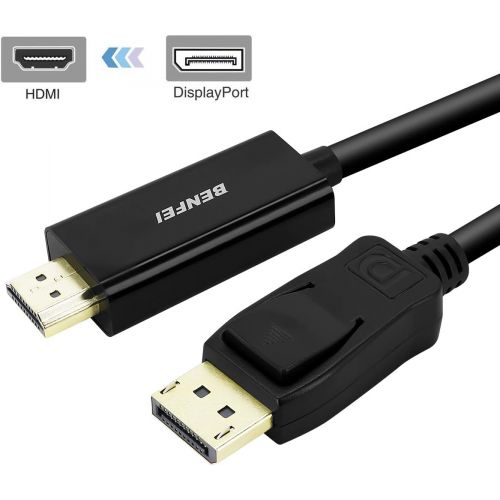  [아마존베스트]BENFEI HDMI 6 피트 케이블, Benfei 디스플레이 HDMI Male to Male Adapter 골드 도금 코드 Lenovo HP, ASUS, Dell 및 기타 브랜드용