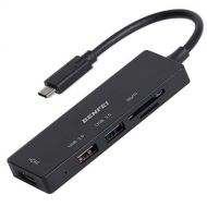 USB C to HDMI, Benfei USB Type C Hub, 2 Port USB C to USB, USB C to SD/TF Card Compatible for MacBook Pro 2019/2018/2017, Samsung Galaxy S9/S8, Surface Book 2, Dell XPS 13/15, Pixe