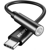 [아마존베스트]BENFEI USB-C to 3.5mm Adapter USB Type C to 3.5mm Headphone Jack Adapter Nylon Cable [DAC Hi-Res] Compatible with iPad Pro New 2018, Pixle 2/XL/3, HTC, Samsung S8/S9/Note 8 etc. 1