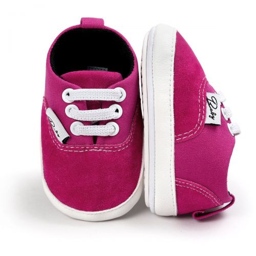  BENHERO Baby Boys Girls Canvas Toddler Sneaker Anti-Slip First Walkers Candy Shoes 0-24 Months 12 Colors