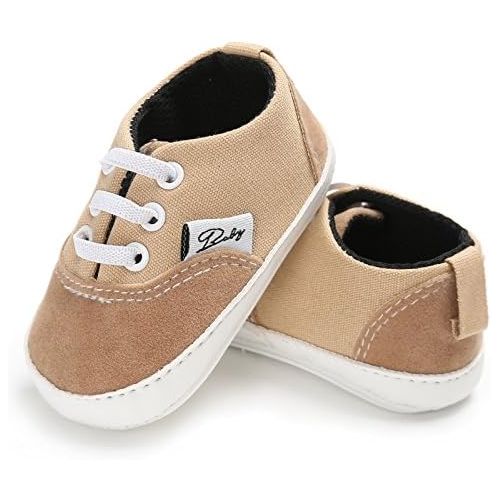  [아마존베스트]BENHERO Baby Boys Girls Canvas Toddler Sneaker Anti-Slip First Walkers Candy Shoes 0-24 Months 12 Colors