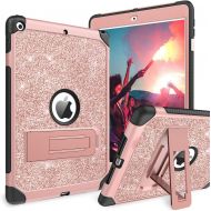 [아마존베스트]BENTOBEN iPad 8th Generation Case, iPad 7th Generation Case, iPad 10.2 2020/2019 Case, Glitter Sparkly 3 Layers Shockproof Kickstand Protective Tablet Cover for iPad 10.2 Inch 2020