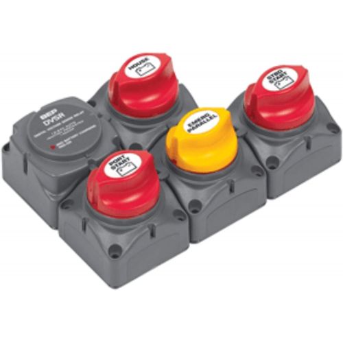  BEP Battery Distribution Cluster for Twin Inboard Engine with Three Battery Banks