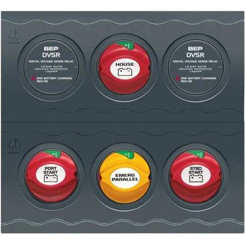  BEP Battery Management Contour Connect Panel for Twin Engine with VSR