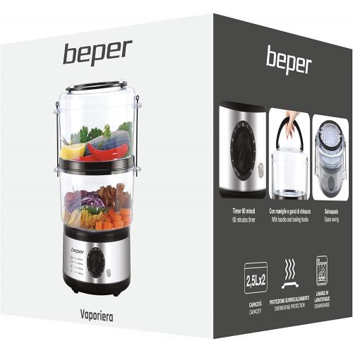  [아마존베스트]Beper BC.261 Steamer 5 Litre White / Black