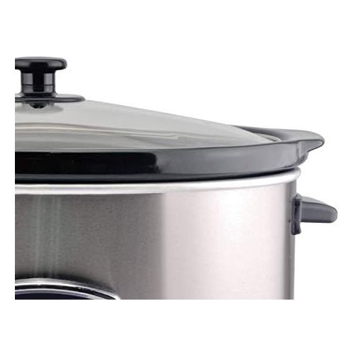  [아마존베스트]Beper BC.510 Slow Cook-Pentola 4.5 Litres 280 W 4.5 Litres Steel Frame Black