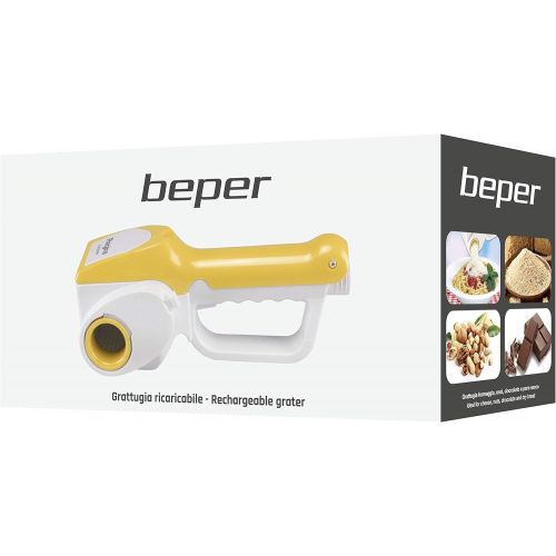  Beper 90.071?Rechargeable Grater, Yellow/White