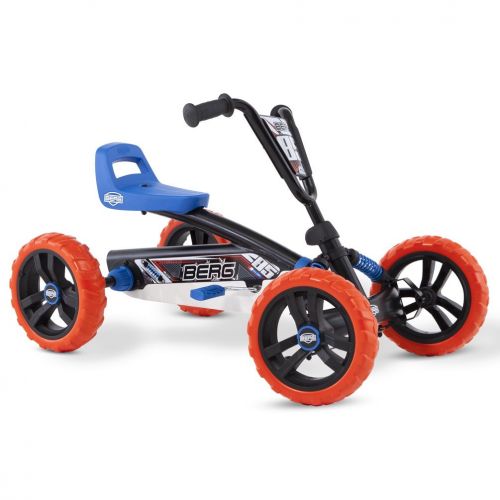  BERG Toys Berg Buzzy Nitro Toddler Adjustable Compact Pedal Powered Safe Go Kart, Blue