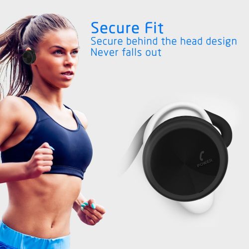  [아마존베스트]BESIGN Besign SH03 Bluetooth 4.1 Headphones, Wireless Stereo Sports Earphones with Mic for Wireless Music Streaming and Hands-Free Calling, Up to 25 Hours Music time