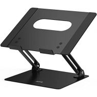 Besign LS10 Aluminum Laptop Stand, Ergonomic Adjustable Notebook Stand, Riser Holder Computer Stand Compatible with Air, Pro, Dell, HP, Lenovo More 10-15.6 Laptops, Black