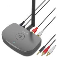 [아마존베스트]Besign BE-RCA Long Range Bluetooth Audio Adapter, HiFi Wireless Music Receiver, Bluetooth 5.0 Receiver for Wired Speakers or Home Music Streaming Stereo System
