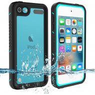 [아마존베스트]iPod Touch 7 Touch 6 Touch 5 Waterproof Case, BESINPO Full-Body Protective Built-in Screen Protector Dustproof Shockproof Anti-Scratch Cover Case Compatible with Touch 7th/6th/5th