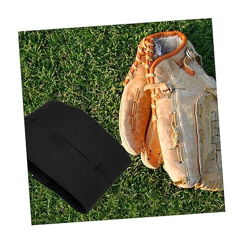  BESPORTBLE 3pcs Baseball Glove Strap Baseball Glove Oil Softball Sports Glove Strap Elastic Baseball Glove Band Baseball Glove Wrap Glove Mallet Sliding mitt Non-Slip stabilizer Women's Nylon