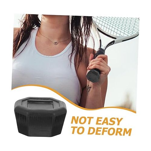  BESPORTBLE Tennis Racket Back Cover Tennis Racquet Supply Tennis Racket End Cap Tennis Protective Tool Tennis