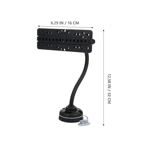  Fish Bracket Swivel Fish Mount Base Electronics Fishfinder Holder Mounting Stand Plate for Marine Boat Fish Kayak Accessories