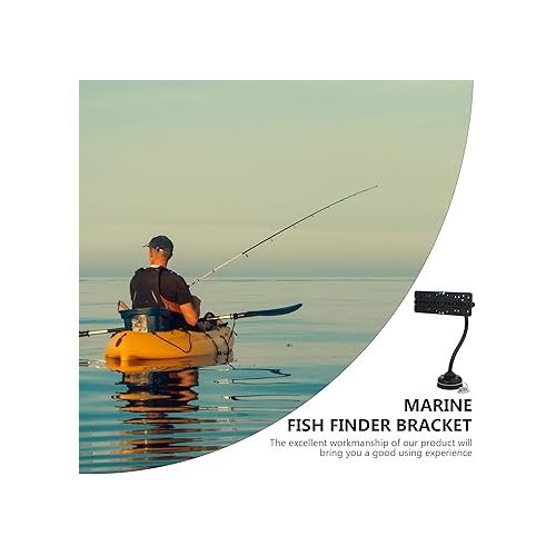  Fish Bracket Swivel Fish Mount Base Electronics Fishfinder Holder Mounting Stand Plate for Marine Boat Fish Kayak Accessories