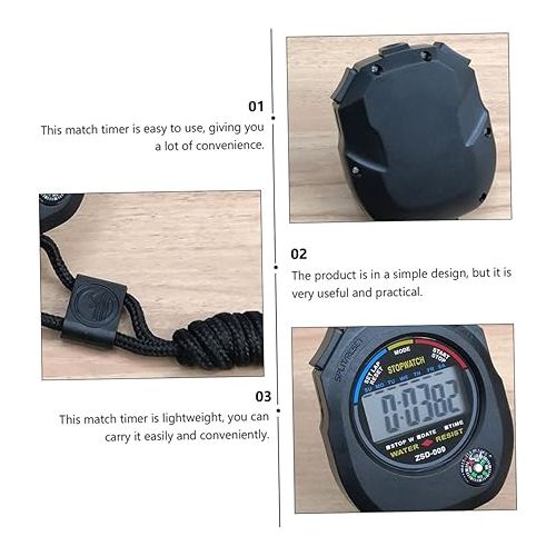  BESPORTBLE Match Timer 6pcs Timer Electronic Watches Stopwatch for Game Swimming Stopwatch Match Stopwatch Handheld Stopwatch Sports Stopwatch Automatic Chronograph Multifunction Abs Iii