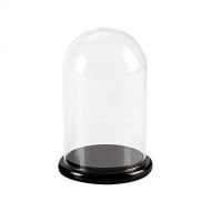 BESPORTBLE Glass Cake Dome Cover with Base U Shape Cake Dessert Cover Cloche Jar Stand Cover Cupcake Carrying Box Cake Box Dome Cover (6x9cm)