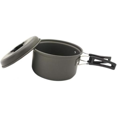  BESPORTBLE Camping Cookware Folding Camping Pots Stainless Steel Non-Stick Noodle Pot for Backpacking Outdoor Hiking Picnic