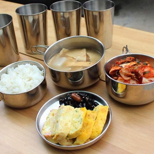  BESPORTBLE Camping Cookware Mess Kit Pot Pan for Backpacking Outdoor Camping Hiking and Picnic