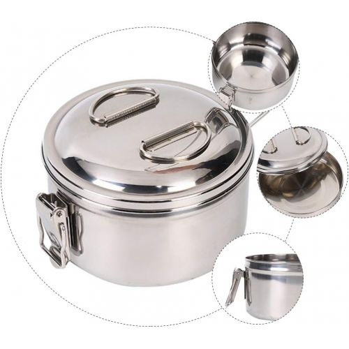  BESPORTBLE Camping Cookware Mess Kit Pot Pan for Backpacking Outdoor Camping Hiking and Picnic