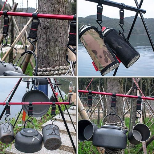  BESPORTBLE 5Pcs Ultralight Hanging Rack Tableware Cookware Rack Outdoor Camping Shelf Camping Accessories