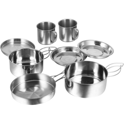  BESPORTBLE 8 Pcs Camping Cookware Kit Backpacking Cooking Set Outdoor Cook Equipment Parts Camping Accessories